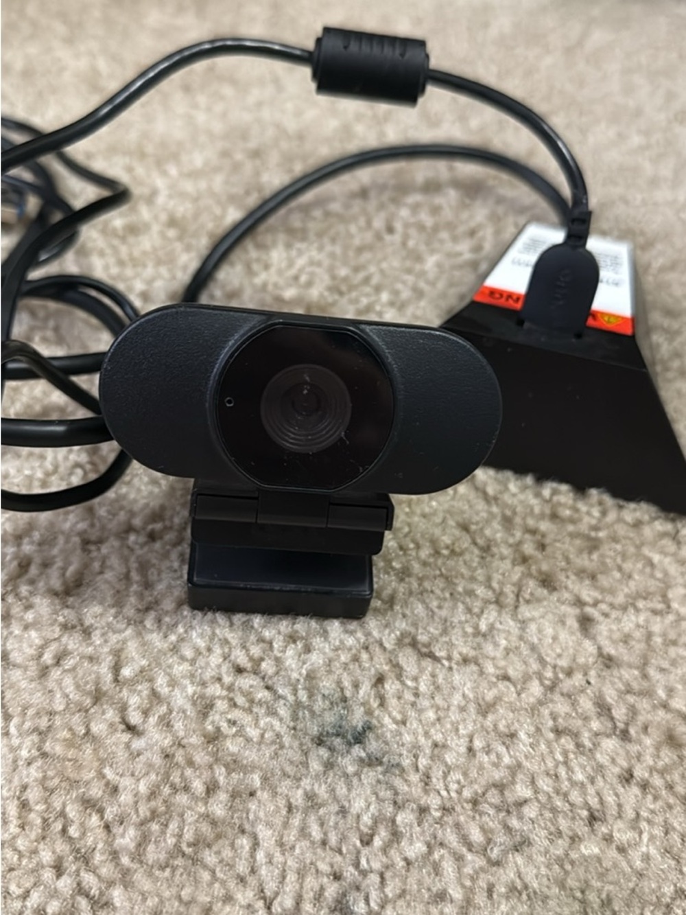 Black USB Desktop Webcam - Universal PC Camera